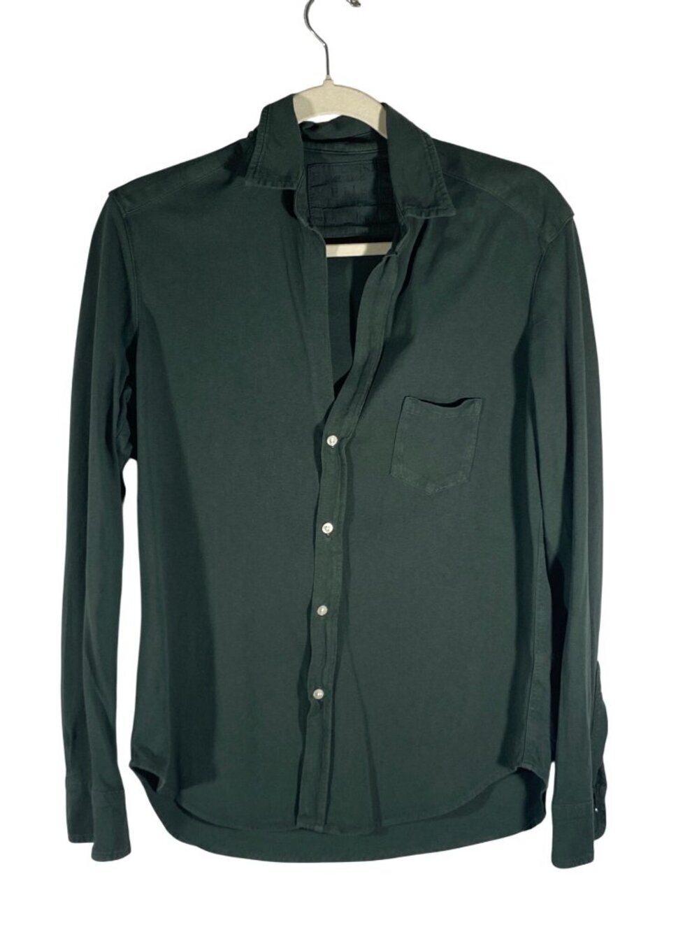Frank & Eileen tee lab forest Green midweight Long Sleeve Button up Shirt XS
